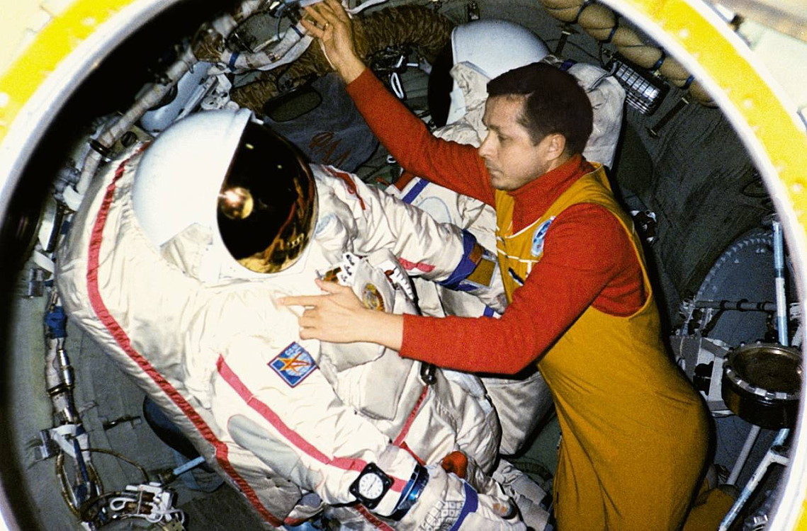 Leben an Bord von Saljut 6