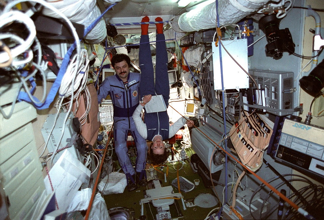 Leben an Bord der Mir