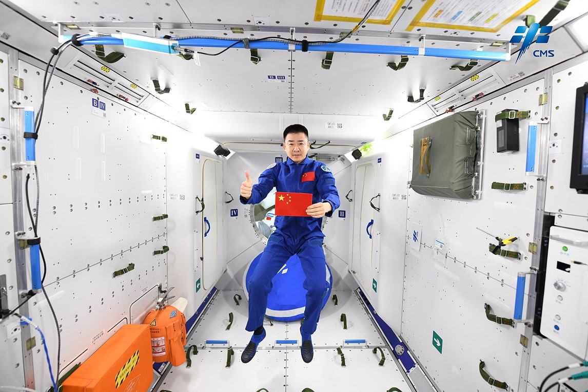 life onboard Tiangong