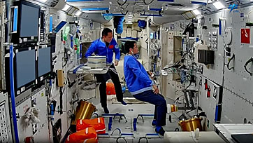 life onboard Tiangong