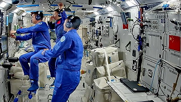 Leben an Bord von Tiangong