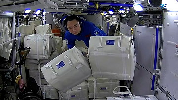 Leben an Bord von Tiangong
