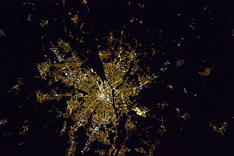 Nantes bei Nacht