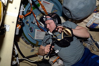 Artjemjew an Bord der ISS
