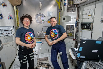 Christina Koch and Oleg Skripochka assisted the spacewalkers on November 22, 2019