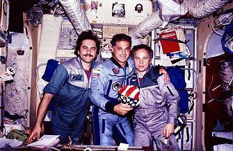 Leben an Bord der Mir