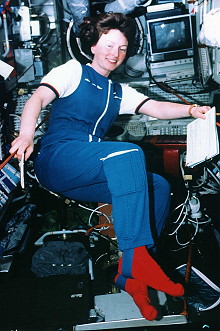 Sharman an Bord der Mir