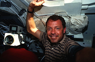 Hammond an Bord des Space Shuttle