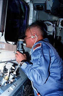 McCandless an Bord des Shuttle