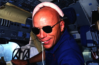 Musgrave onboard Space Shuttle