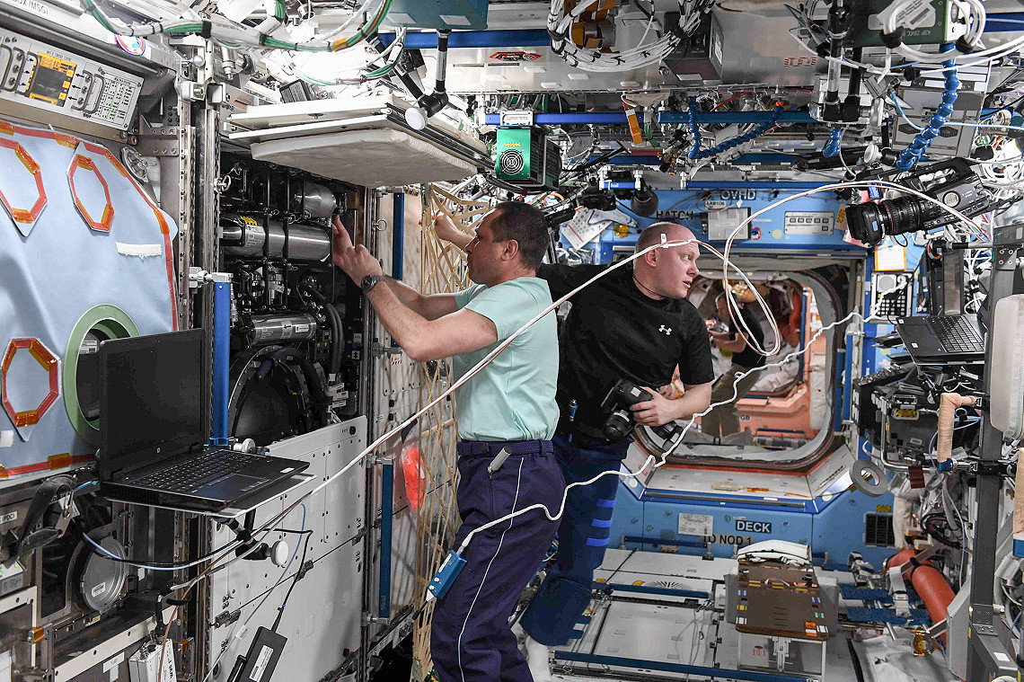 Leben an Bord der ISS