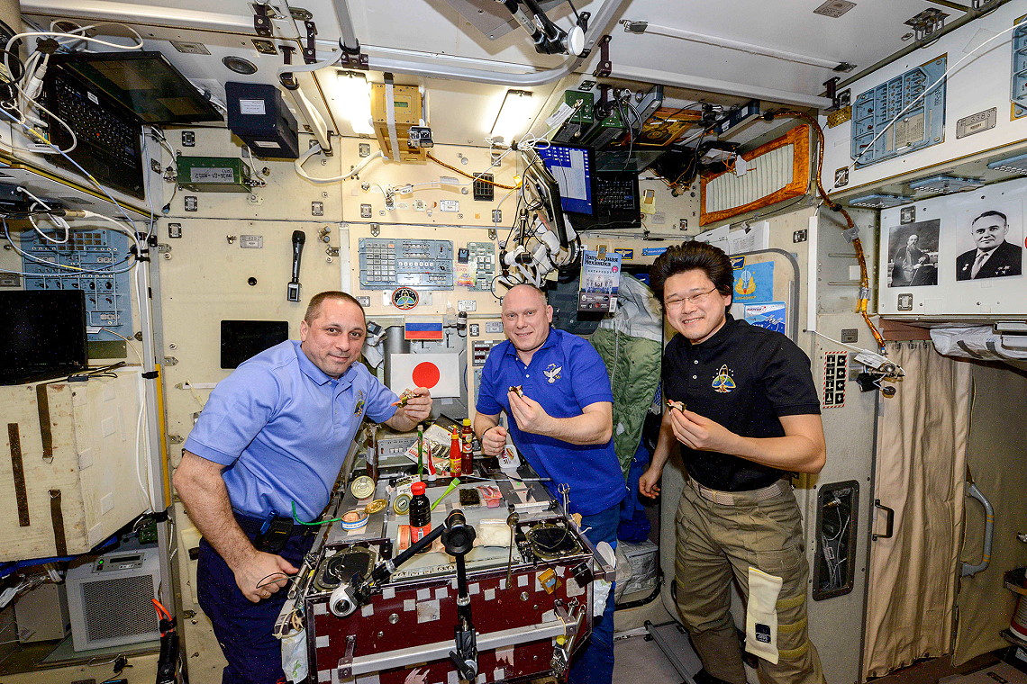 Leben an Bord der ISS