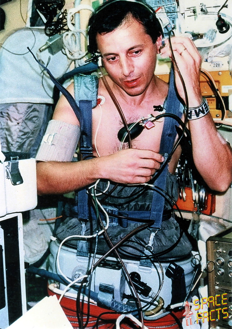 Michel Tognini onboard Mir