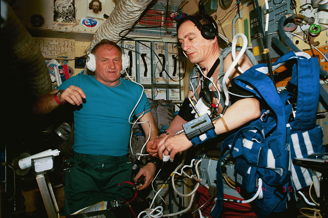 Leben an Bord der Mir