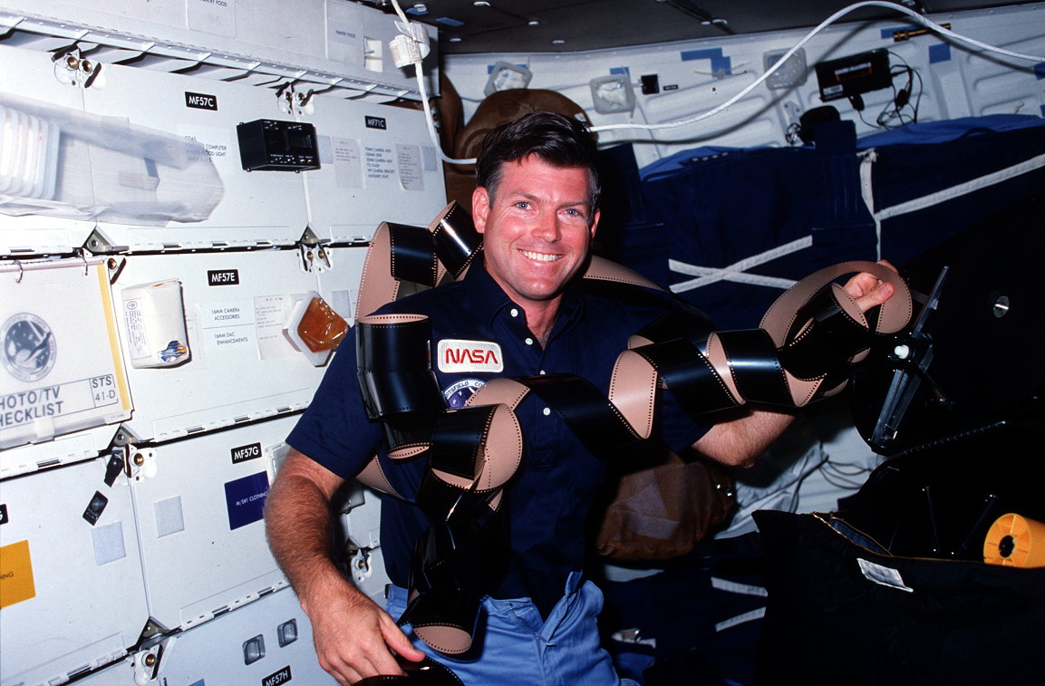 Coats an Bord des Shuttle