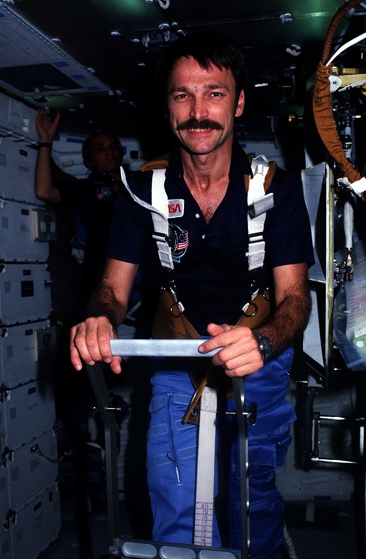 Griggs an Bord des Shuttle