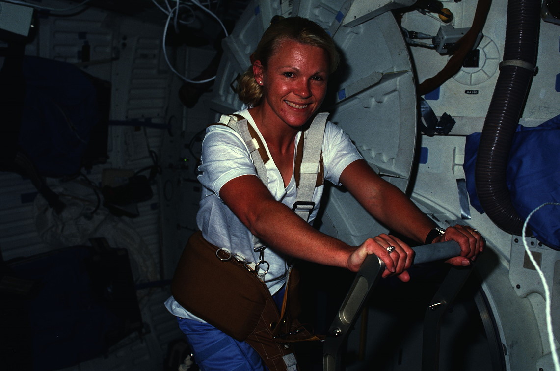 Seddon an Bord des Shuttle