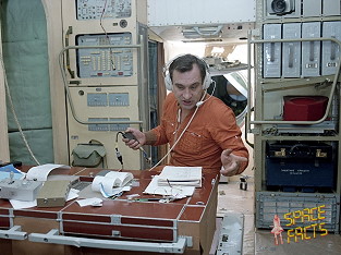 Waleri Poljakow im Training