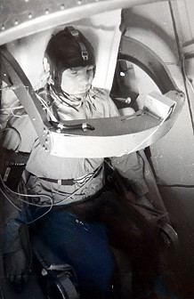 Yuri Gagarin in  training