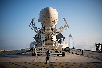 SpaceX Crew-2 rollout