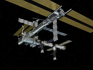 ISS ab 27. März 2007