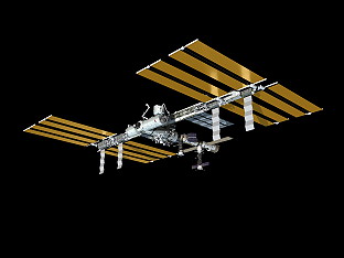 ISS ab 15. März 2009