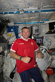 Mogensen onboard ISS