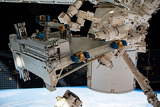 Bartolomeo ist am Modul Columbus installiert