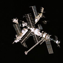 Mir seen from STS-71