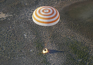 Soyuz MS-03 landing