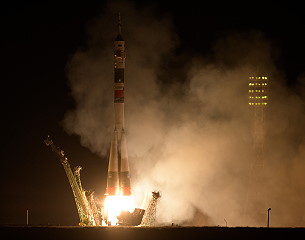 Soyuz MS-15 launch