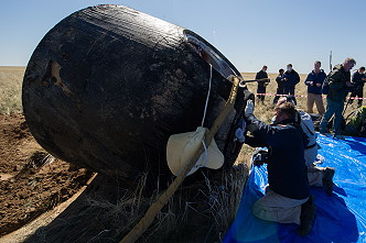 Soyuz MS-15 recovery