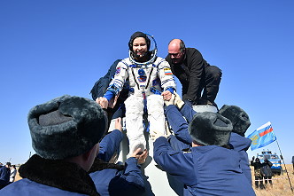 Soyuz MS-18 recovery