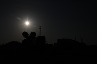 Sojus MS-18 auf dem Weg zur Startrampe