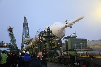 Soyuz MS-20 rollout