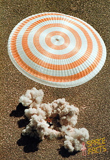 Soyuz TM-27 landing