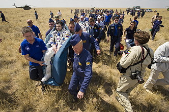 Soyuz TMA-03M recovery