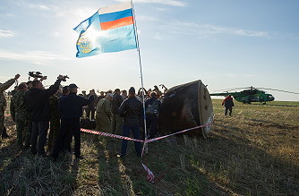 Soyuz TMA-04M recovery