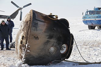 Soyuz TMA-06M recovery