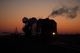 Soyuz TMA-07M rollout