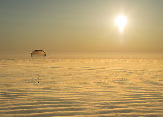 Soyuz TMA-14M landing
