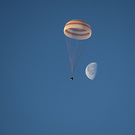 Soyuz TMA-14M landing