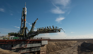 Soyuz TMA-16M on the launch pad