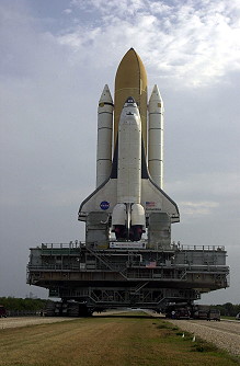 STS-109 rollout