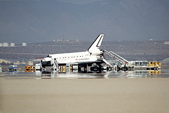 Arbeiten nach der Landung