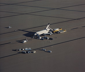 Arbeiten nach der Landung