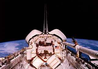 STS-41C im Orbit