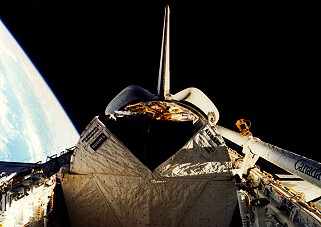 STS-51I im Orbit