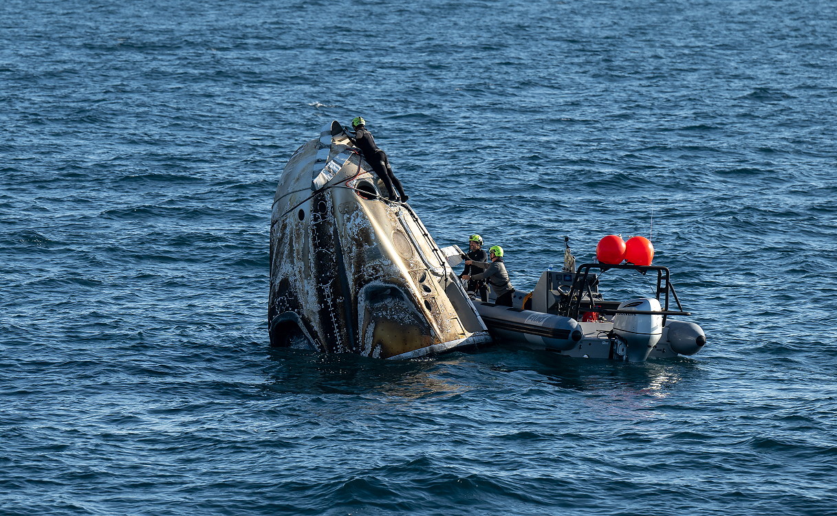 SpaceX Crew-4 recovery