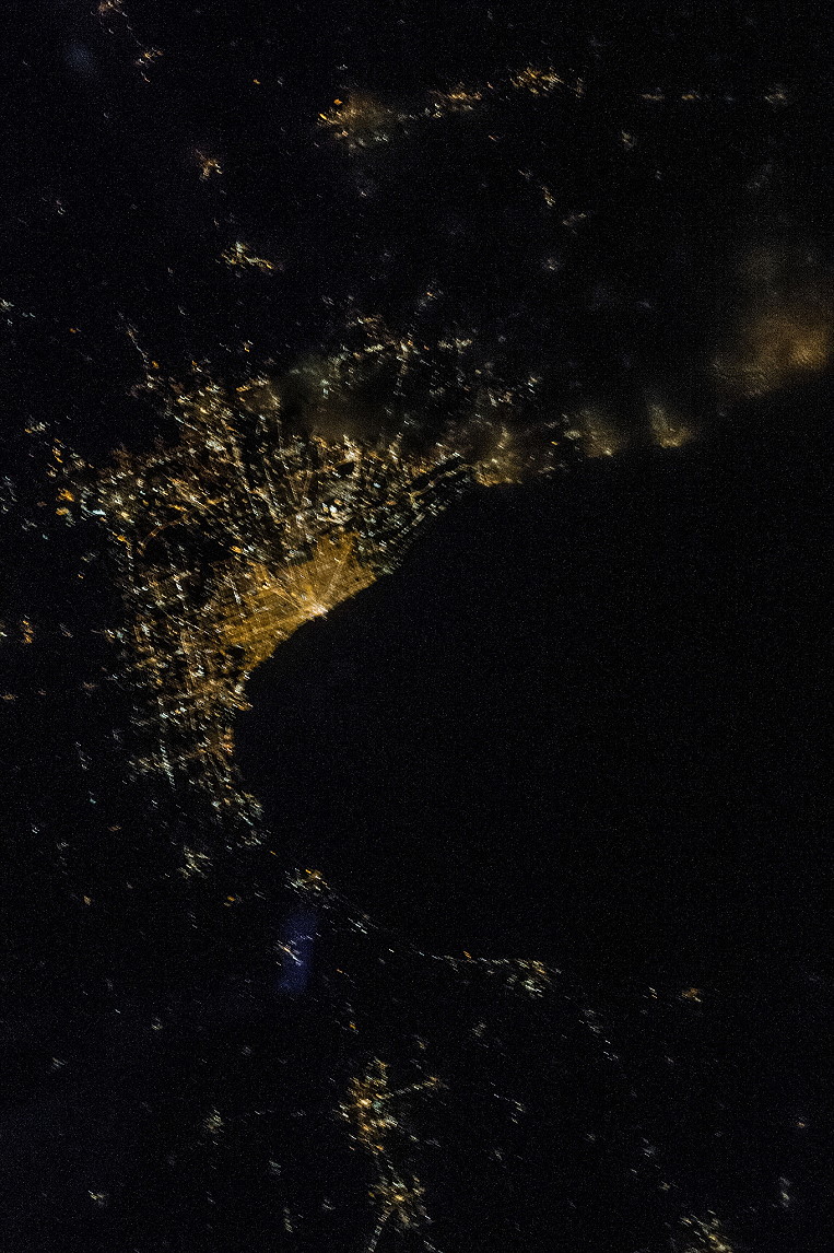 Chicago at night